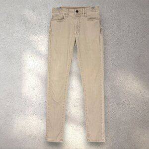 Uniqlo Skinny Fit Color Jeans Women’s XS W26 Beige Soft Stretch Academia Preppy